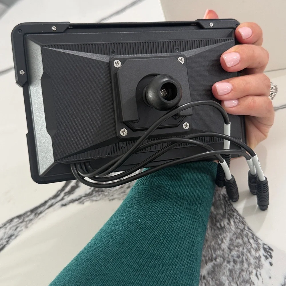 NIB motorcycle dash cam with CarPlay. Front and back camera